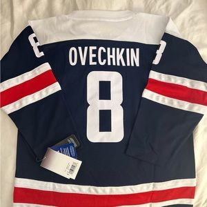 NWT OVECHKIN NHL JERSEY - KIDS L/XL (fits ladies XS/S too)